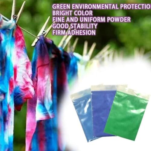 Fabric DIY Tie Dye Kit Powder Color Change Free Cooking Color Reduction Dye For Fabric Clothes Suit Dye Fabric Decorating