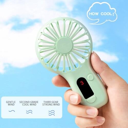 New Handheld Small Fan Portable Lanyard Mini Desktop Student Usb Charging Fan Outdoor Ventilateur Summer Cooling Conditioner#g4