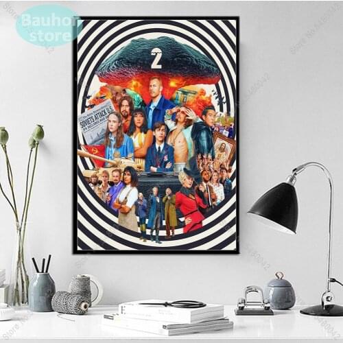 The Umbrella Academy Poster TV Comedy Canvas Painting Posters and Prints Wall Art Picture for Living Room Home Decoration