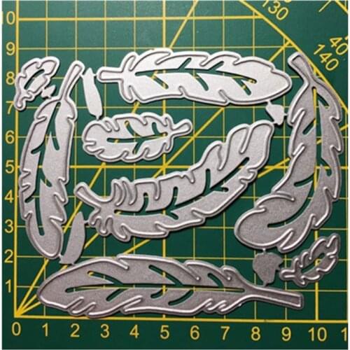 Feather Dies scrapbooking New Arrival Metal Cutting Dies new 2019 New Year Alinacrafts Design Craft Dies Card