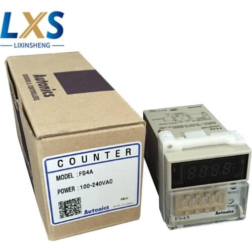 AUTONICS Counter FS4A 4 Digits 8 PIN Plug Connection Type Digital Counters Made in Korea