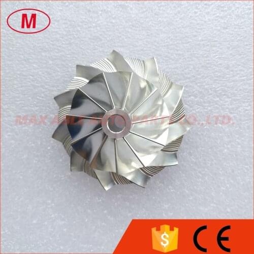 T25 446335-0009 1100-025-400 Turbocharger Aluminum 2618/Milling/Billet compressor wheel38.10/53.97mm 11+0 blades for452055-0004