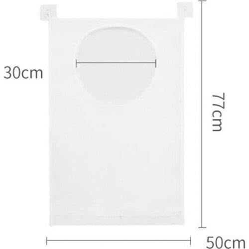 Bathroom Multifunctional Clothes Storage Mesh Bag Wall-mounted Changing Clothes Storage Bag Socks Underwear Hanging Bag