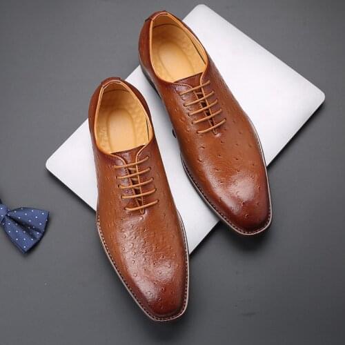 Yomior Spring Summer Business White Men Casual Leather Shoes Vintage British Formal Dress Wedding Italian Shoes Loafers Oxfords
