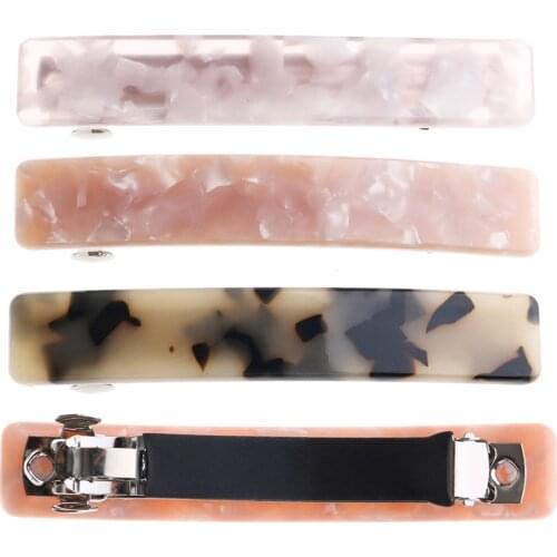 Mi Dairy Brand large size fine quality cellulose acetate hair barrettes clips accessories for women girls
