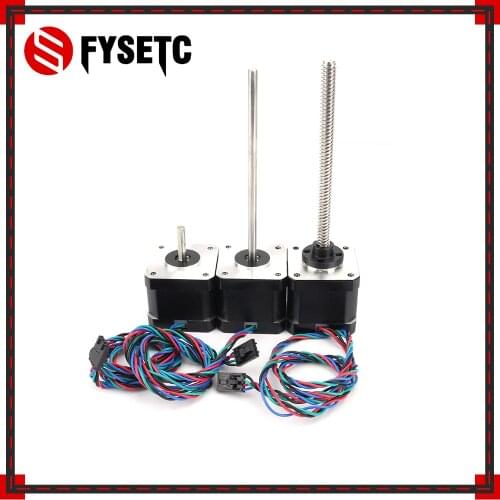1 Set Prusa i3 MK3 Multi Materials 2.0 MMU2.0 3D Printer Motors Kit NEMA 17 Lead Screw Rod Motor Kit With Cable