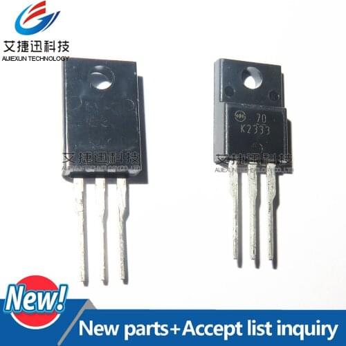 10Pcs 2SK2333 K2333 TO220 HVX-2 Series Power MOSFET(700V 6A) in stock 100% New and original