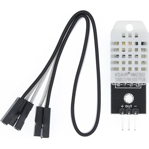 10pcs DHT22 Digital Temperature and Humidity Sensor AM2302 Module+PCB with Cable