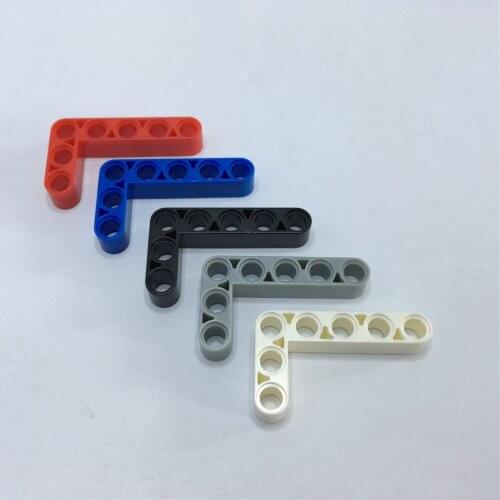 100pcs Bulk Parts High-tech Bricks Huller Liftarm Beam 3 X 5 L-Shape Thick Plastic Building Blocks MOC Toys for Children 32526