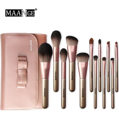 12 Small Grape Makeup Brush Bag Set Micro Crystal Silk Beginner Spline Full Set Brush High-end Gifts Hot Sales 11.11 makeup