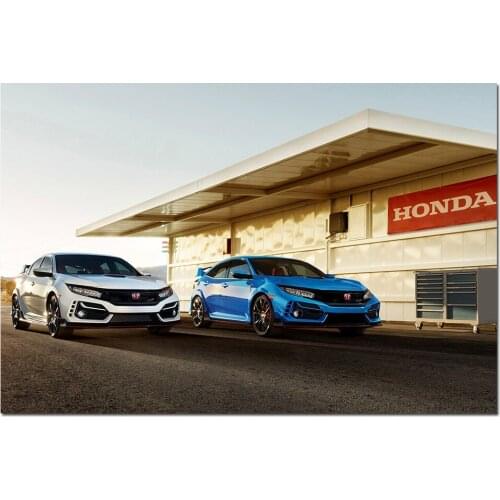 2020 Civic Type R Cars Photo Wall Art Poster Canvas Painting Art Print Wall Pictures for Living Room Decor