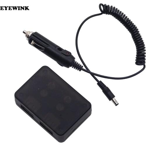 Fast Charger Buck Module Input 6V- 30V Single Port 24W Support QC2.0QC3.0 Car Board With Case 1 meter line for cigarette lighter