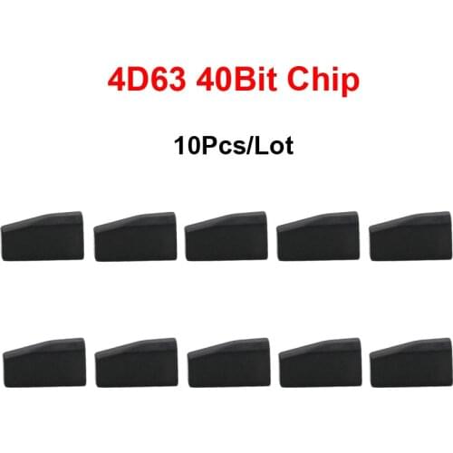 10Pcs/Lot 4D63 Chip 40 Bits Transponder Blank Ceramic Chip Car Key Chip for Ford For Mazda for Lincoln Remote Car Key
