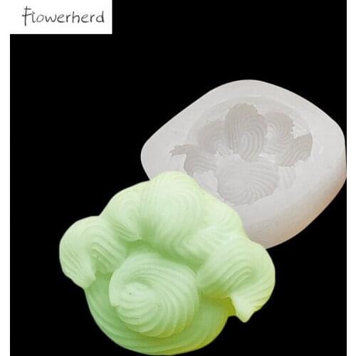 Cream Shape Cookie Scented Candle Silicone Mold DIY Resin Mold Cake Decorating Cream Cup Cookie Mold Cake Decorating Tools