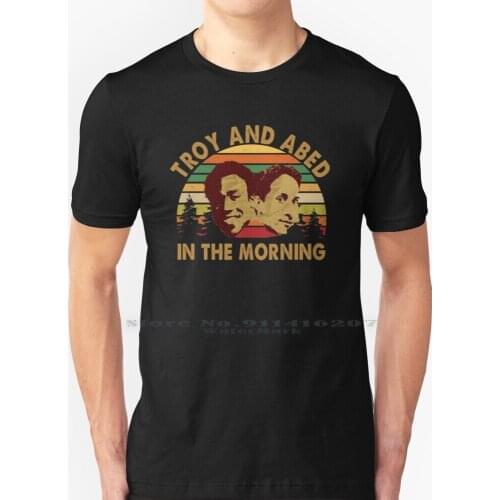 Troy And Abed In The Morning T Shirt 100% Pure Cotton Troy Abed Community Troy And Abed In The Morning Cup Abed Nadir Troy
