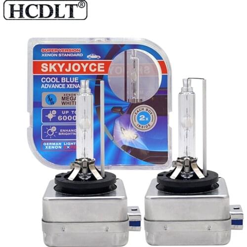 HCDLT 2PCS OEM Quality D8S Xenon Headlight Lamp 12V 25W 35W D8S HID Xenon Car Light Replacement Bulbs 6000K 4300K 5000K 8000K