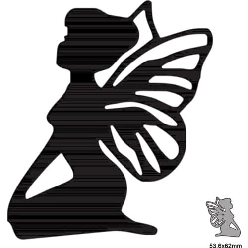 Elf Looking Up Metal Cutting Dies DIY Cut Craft Dies Scrapbooking for DIY Alubm Photo Card Making Cuts Decorations New