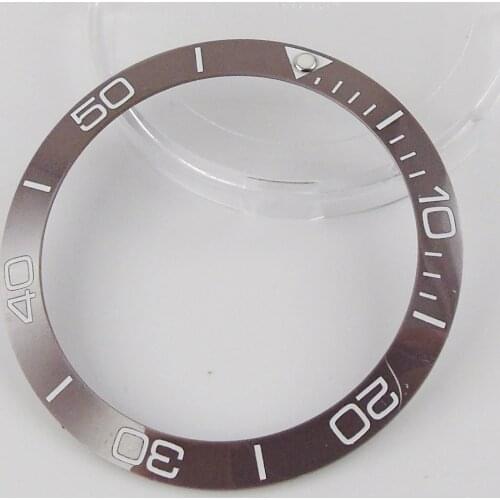 New High Quality 38mm white blue black ceramic inserts for 40mm SUB watch case automatic movement mens watch bezel