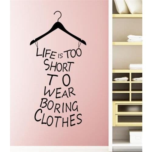 Clothes Tree Wall Stickers Wardrobe Decorations 8327. Diy Home Decals Vinyl Art Room Mural Posters Adesivos