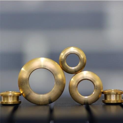 One Pcs 28*15mm Brass Gas Hole Screw Grommets Connection Eyelet DIY Bag Part Handmade Cloth Ring Leather Craft Buckle Hardware
