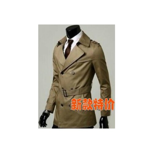 Wholesale Fashion new designer slim sexy trench coat men double breasted overcoat mens clothing business outerwear spring autumn