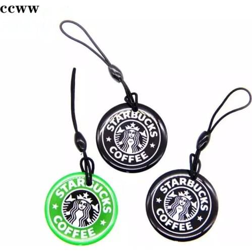 Popular Design Patterns 13.56MHz UID S50 1K Rewritable RFID Keyfobs Waterproof Key Tag Changeable NFC Access Control Card