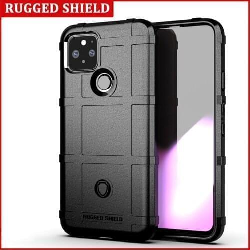 Rugged Shiled Shockproof Case For Google Pixel 5 4A 5G 5A Soft TPU Silicone Shell For Pixel 4 3 3A XL Back Cover Coque Fundas