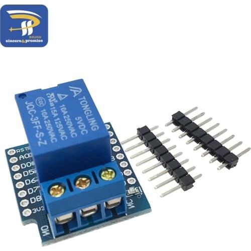 Relay Module For wemos D1 MINI 5V hight level trigger One 1 Channel Relay Module interface Board Shield