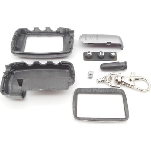 Russian version A9 case keychain for Starline A9 A8 A6 A4 Case keychain LCD two way car alarm system remote control