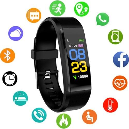 Smart Watch Blood Pressure Fitness Tracker Bracelet Men Women Wristband Waterproof Sport Smartwatch for Android IOS