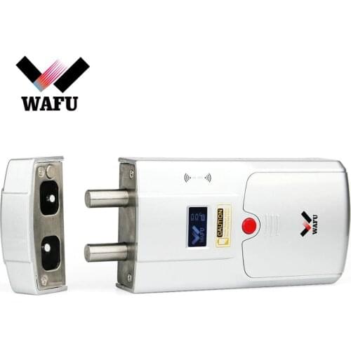 WAFU 011A Smart Lock Tuya Locks Wifi Bluetooth Lock Fingerprint Lock Phone Control Remote Control Finger Touch Invisible Lock