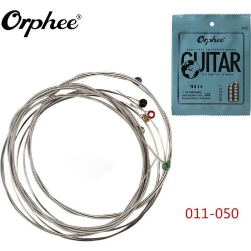 6pcs/set Orphee Hight Quality Electric Guitar String 011-050 Nickel Alloy Strings Guitar Parts Musical Instruments Accessories