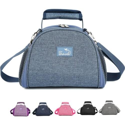 Portable Food Fresh Lunch Bag Waterproof Thermal Insulated Mummy Maternity Bag Travel Lunch Food Pouch for Men Women Kids