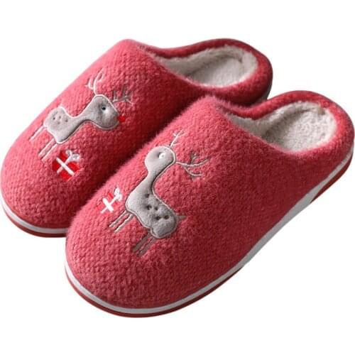 New Cartoon Cotton Slippers Cute Super Soft Home Slippers Shoe Winter Warm Floor Slippers Anti-slip Indoor Outdoor Shoes Women