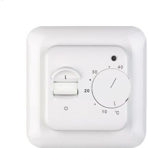 Floor Electric Heating Thermostat 16A 220V 5-40℃ Celsius Mechanical Temperature Controller