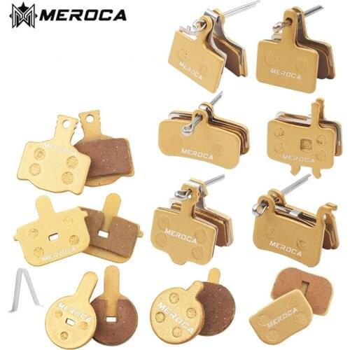 MEROCA 1 Pair Bicycle Metallic Disc Brake Pads for Iamok MTB Mountain Bike Shimano XTR M355 XT BB7 BB5 Copper Based Metal