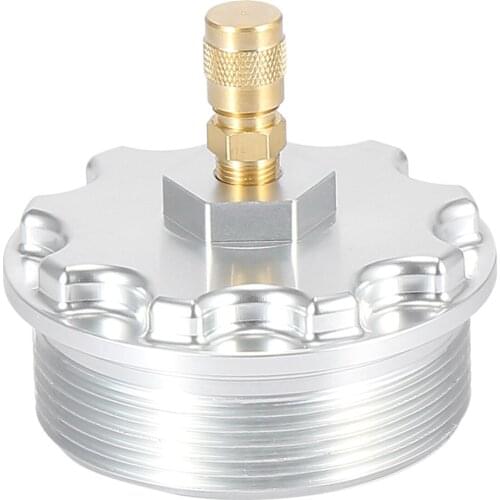 X Autohaux Fuel Filter Cap with Fuel Pressure Port Aluminum Alloy 3C3Z-9G270-BA for Ford 6.0L Powerstroke