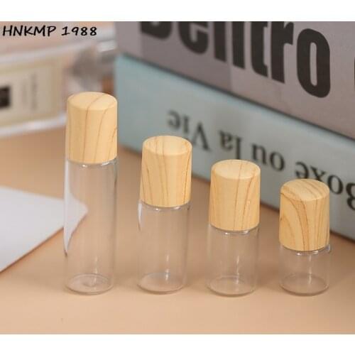 1Pcs/lot 1/2/3/5ml Roll On Bottle Thick Frosted Glass Perfume Bottle Refillable Empty Roller Essential Oils Vials