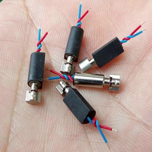 10PCS Ultra Micro 3.2MM Coreless Vibration Motor DC 3V-3.7V Mini Vibrator Smart Watch Cell Phone Vibrator Mini Massage Motor