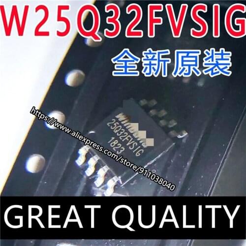 10PCS W25Q32BVSSIG W25Q32 W25Q32B 25q32 W25Q32BVSIG 25Q32BVSIG SOP8 New