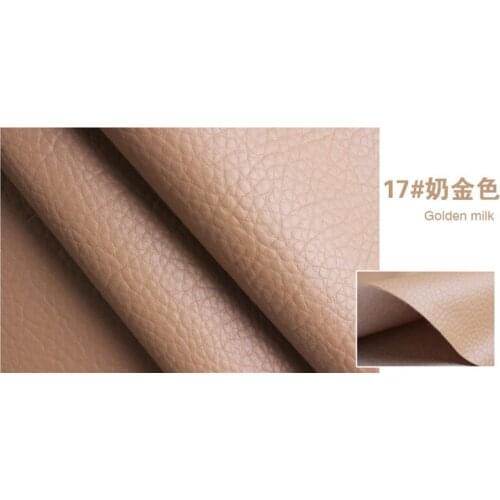 17# High Quality PU Leather fabric like leechee for DIY sewing sofa table shoes bags bed material (138*100cm)