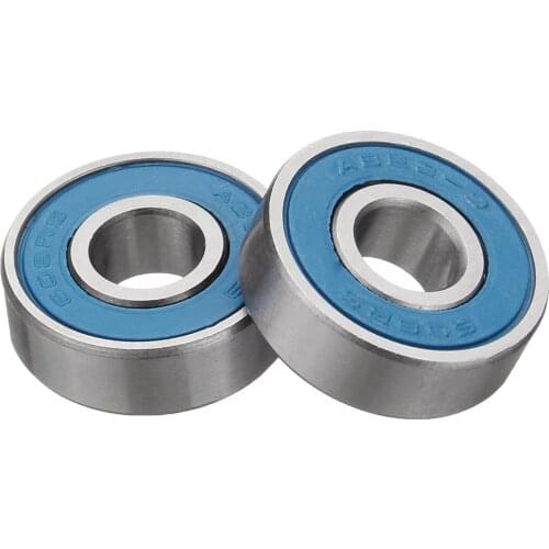 2pcs ABEC 9 duel sealed bearings And 2pcs Screws washers and Nylock nuts And 1pcs Drill bit For Car Fixing