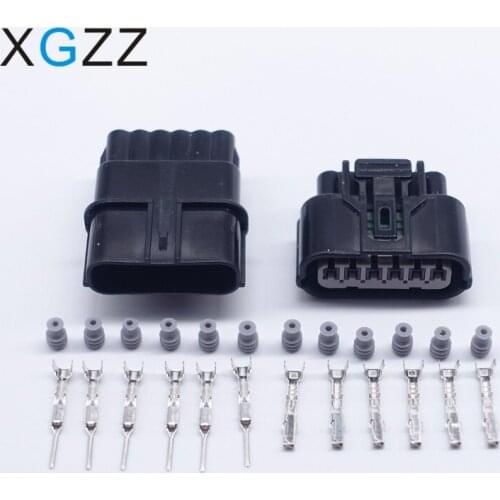 5Sets 6 Pin 6188-0658 6189-1012 Female Male 1.2mm Auto Waterproof Connector Plug Auto Oxygen Sensor Plug For Sumitomo