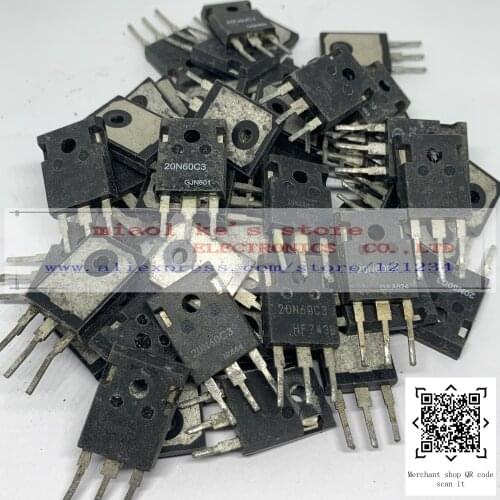 [5pcs~10pcs]100% Original; SPW20N60C3 20N60C3 [ Used goods ] - MOSFET N-Channel 650V 20.7A (Tc) 208W(Tc) PG TO247-3