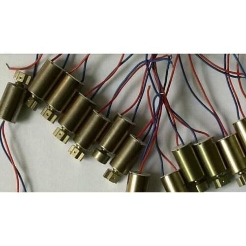 6mm*10mm Pager Vibrator Micro cylindrical Motor 10mm length diameter 6mm Free shipping