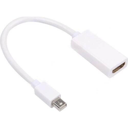 High Speed Thunderbolt Mini Display Port to HDMI-compatible Adapter For Microsoft Surface Pro 2 3 MacBook White