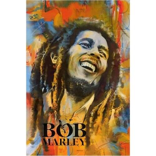 Full Square/Round Drill Singer Bob Marley 5D DIY Diamond Painting 3D Rhinestone Embroidery Cross Stitch Wall 5D Home Decor