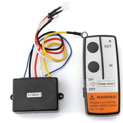 24V Car Wireless Winch Remote Switch Handset Receiver Control Kit Easy Installation For 4x4 ATV UTV Quad SUV Pick up