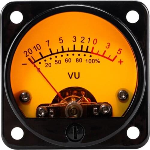 45mm Big Vu Meter Stereo Amplifier Board Backlight Power Meter Level Indicator Adjustable With Driver