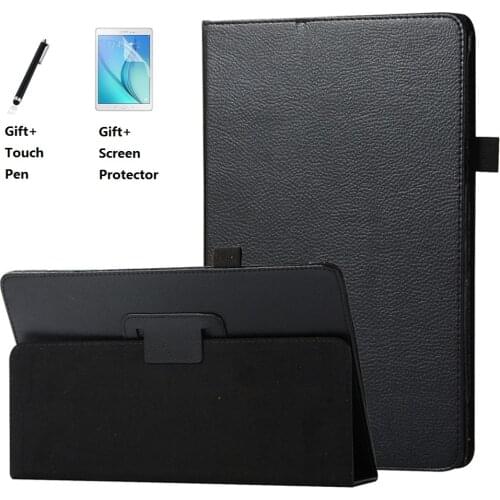 Tablet Case For Samsung Galaxy Tab A 10.5 2018 SM T590 T595 T597 PU Leather Slim 2 Folding Litchi Style 10.5 Cases Cover